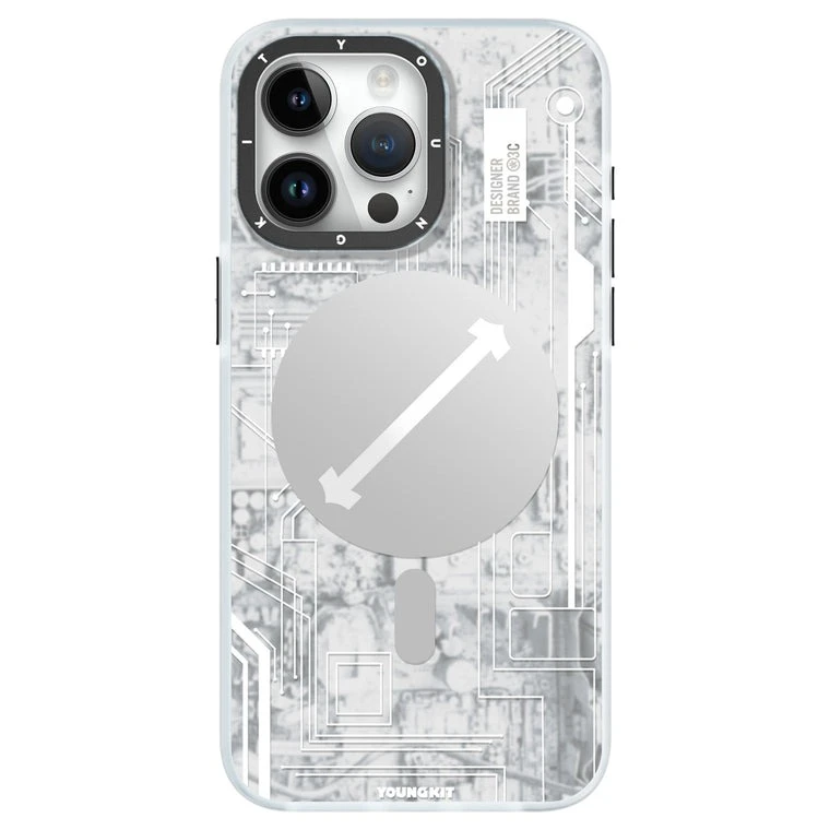 کاور یانگ کیت مدل Futuristic Circuit مناسب برای گوشی موبایل اپل iphone 13