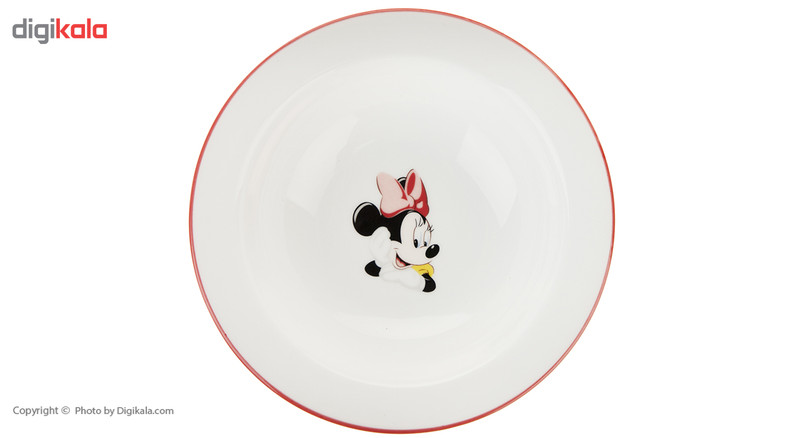 سرویس غذا خوری 5 پارچه کودک چینی زرین ایران سری ایتالیا اف مدل Mickey Mouse درجه یک سرویس غذا خوری 5 پارچه کودک چینی زرین ایران سری ایتالیا اف مدل Mickey Mouse درجه یک