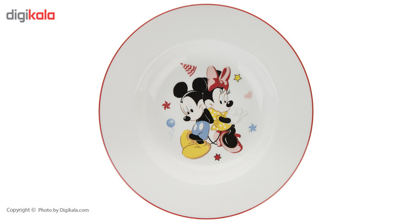 سرویس غذا خوری 5 پارچه کودک چینی زرین ایران سری ایتالیا اف مدل Mickey Mouse درجه یک سرویس غذا خوری 5 پارچه کودک چینی زرین ایران سری ایتالیا اف مدل Mickey Mouse درجه یک