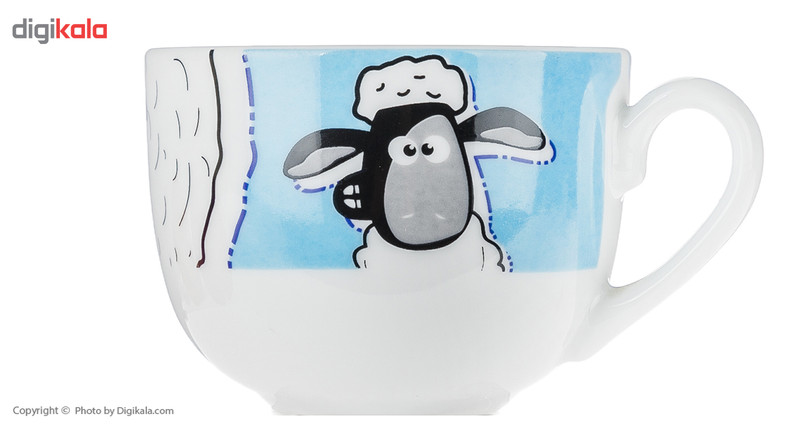 سرویس غذا خوری 5 پارچه کودک چینی زرین ایران سری ایتالیا اف مدل Shaun The Sheep درجه یک سرویس غذا خوری 5 پارچه کودک چینی زرین ایران سری ایتالیا اف مدل Shaun The Sheep درجه یک