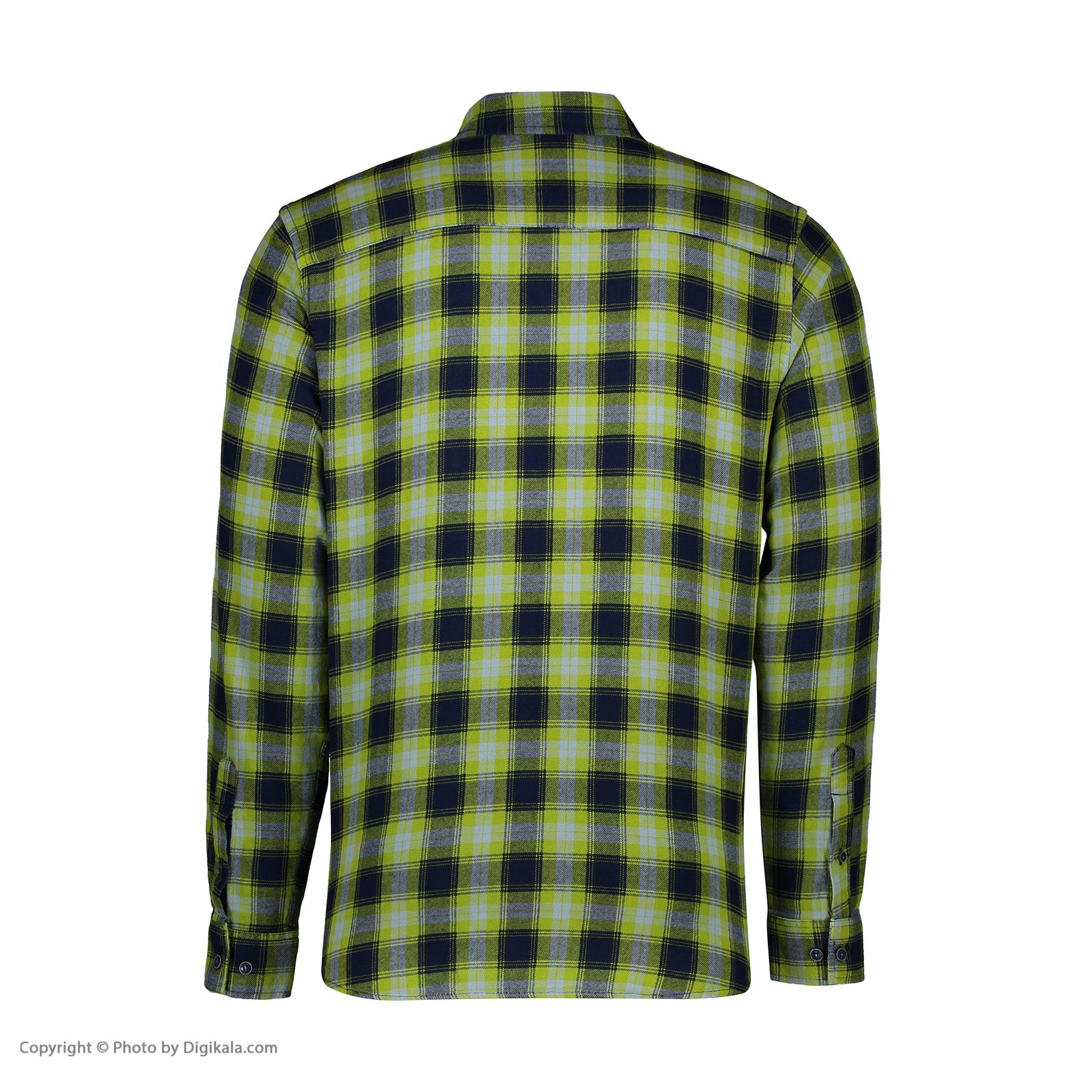 پیراهن آستین بلند مردانه برندس مدل 60061C17 - - 6