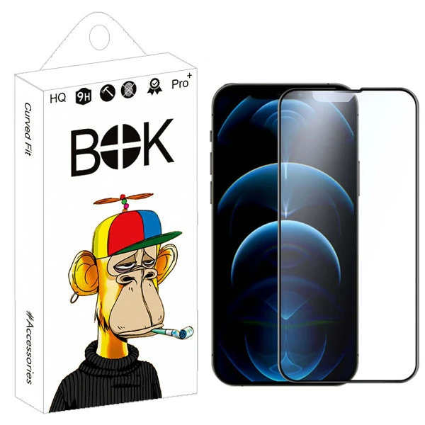 محافظ صفحه نمایش و محافظ اسپیکر بوک مدل BOK NEW مناسب برای گوشی موبایل اپل IPHONE 14promax