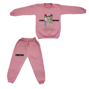 ست سویشرت و شلوار دخترانه مدل سه