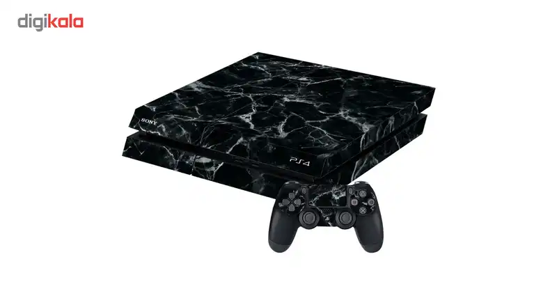 برچسب افقی پلی استیشن 4 فت گراسیپا طرح Marbel
