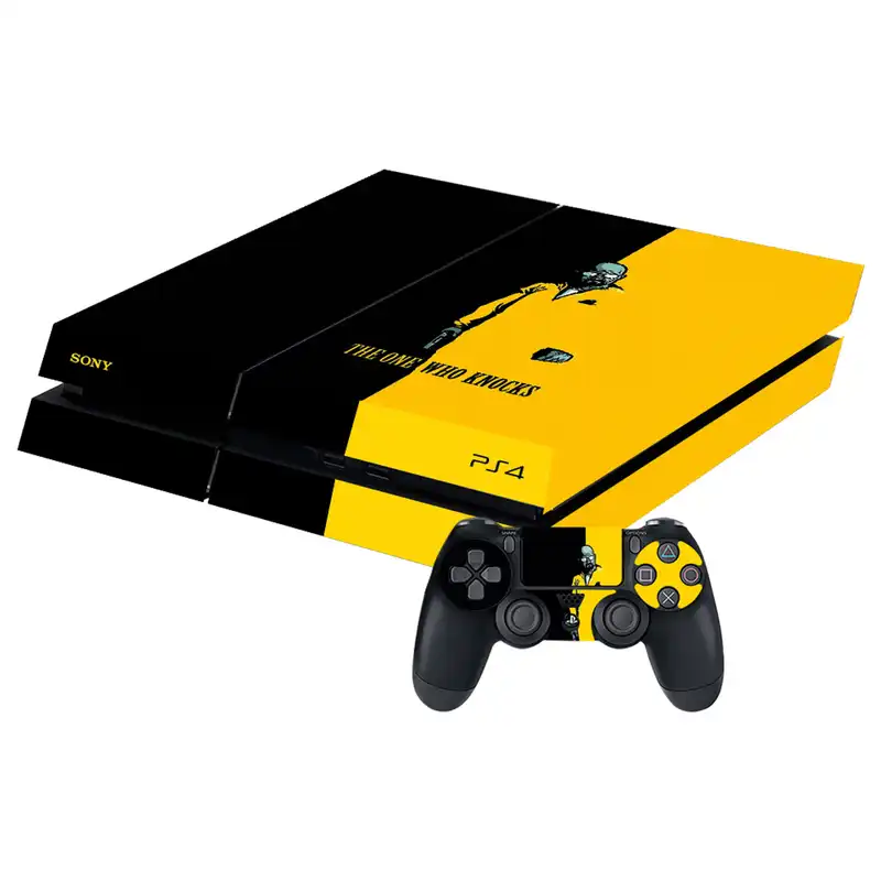 برچسب افقی پلی استیشن 4 فت گراسیپا طرح Knocks