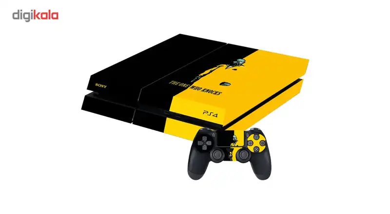 برچسب افقی پلی استیشن 4 فت گراسیپا طرح Knocks