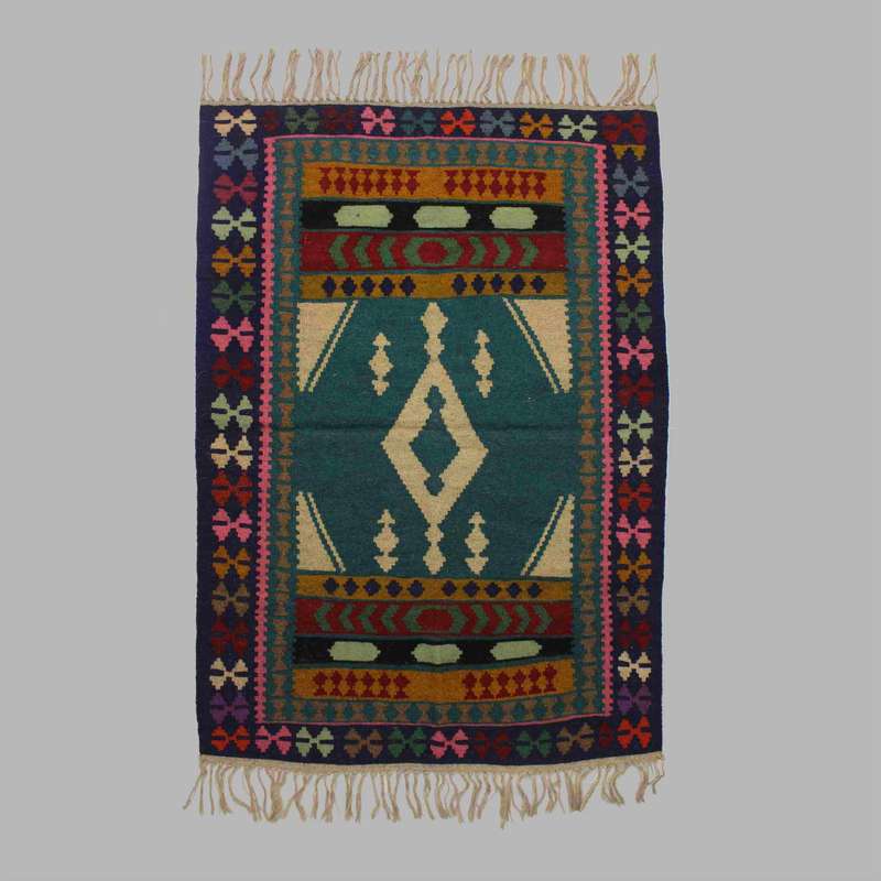 گلیم دستبافت 1/7 متری طرح سجاده کد 09