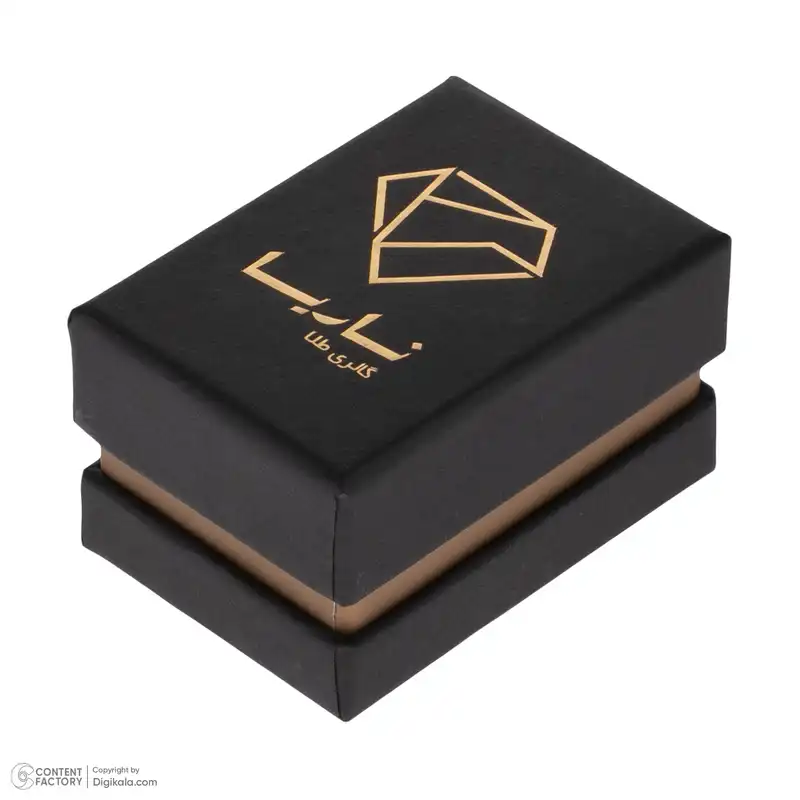 گردنبند طلا 18 عیار زنانه ناریا مدل مکعب کروم سبز