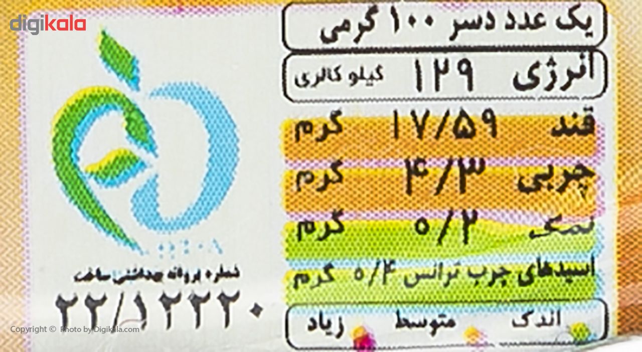 دسر کرم کارامل دومینو مقدار 100 گرم