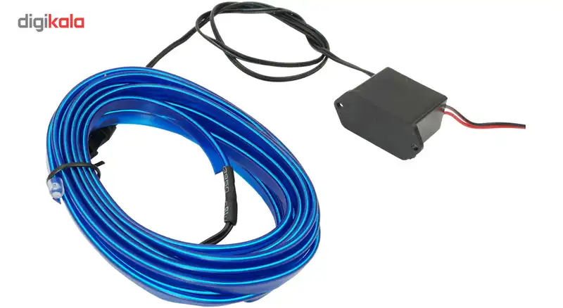 چراغ ال وایر لبه دار با ترانس طول سیم 200 سانتیمتر