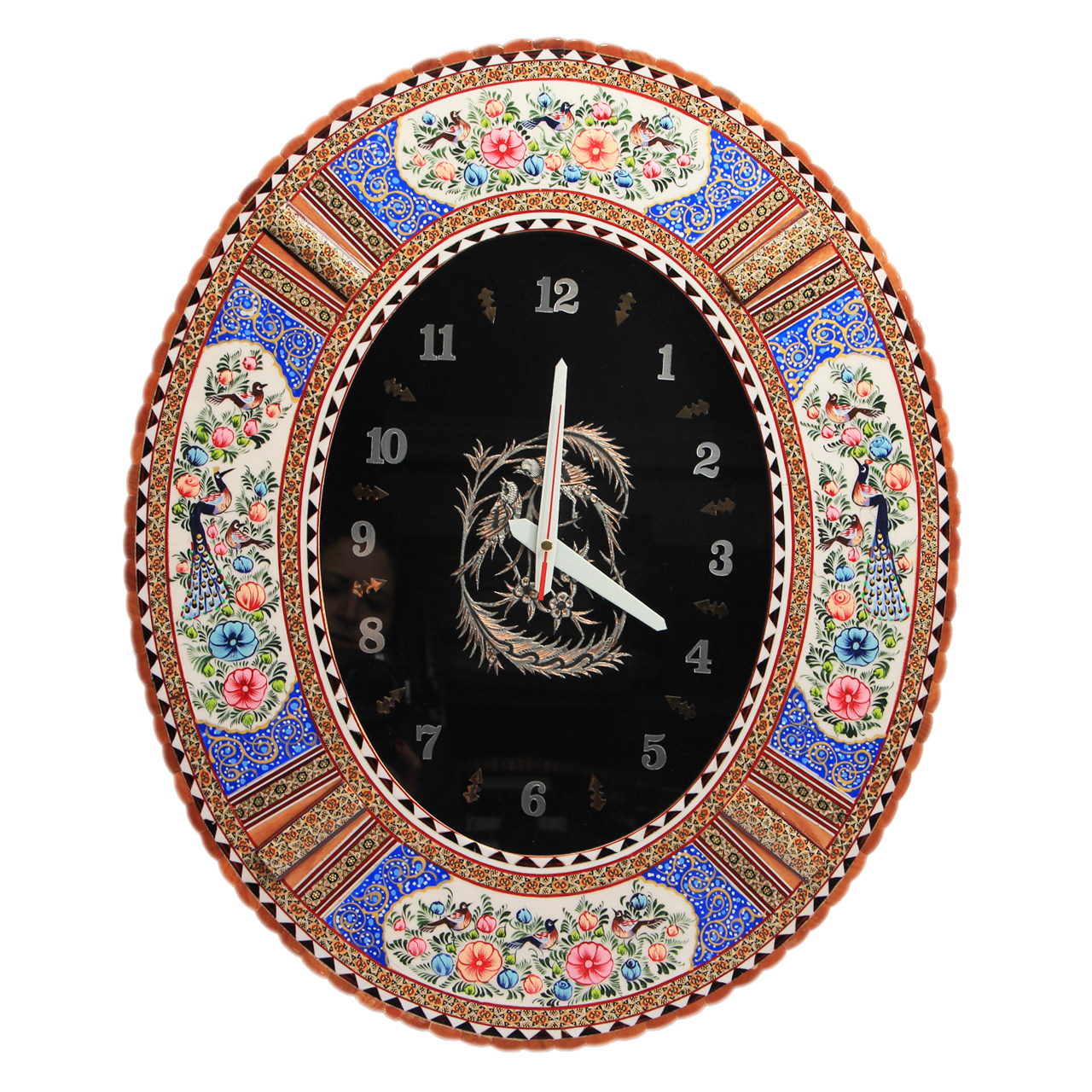 ساعت دیواری خاتم کاری کد dkh57