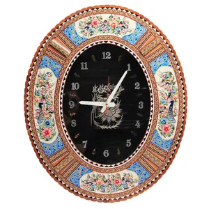 ساعت دیواری خاتم کاری  کد dkh58