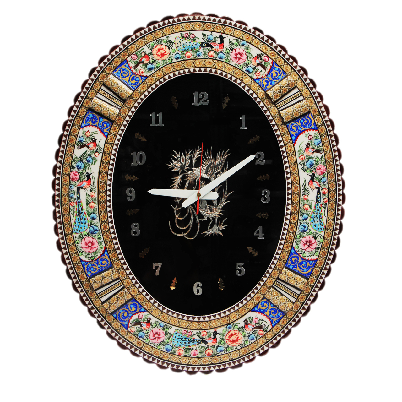 ساعت دیواری خاتم کاری کد dkh60