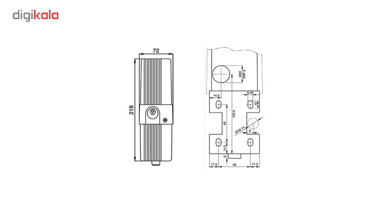 قفل برقی بی اف تی مدل 24 قفل برقی بی اف تی مدل 24