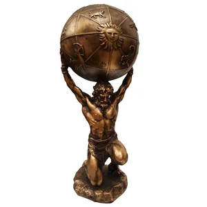 مجسمه مدل اطلس کره به دوش