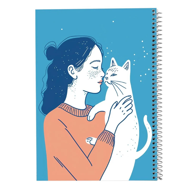 دفتر شطرنجی 50 برگ مدوپد طرح موجودات فانتزی کد DF17032