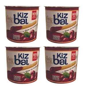 بیسکوییت انگشتی و مارمالاد گیلاس بال کیز- 60 گرم بسته 4 عددی
