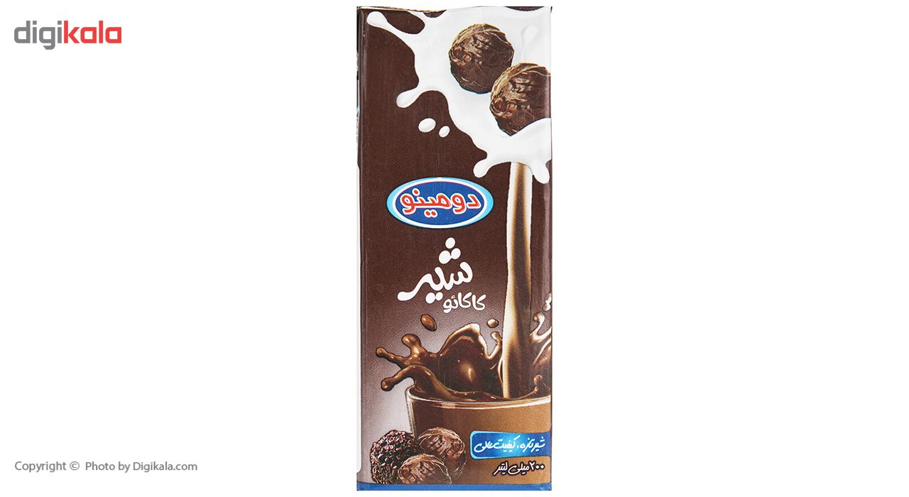 شیر کاکائو دومینو حجم 0.2 لیتر بسته 6 عددی
