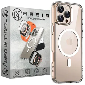 Masir Clear Magnetic Magsafe cover suitable for Apple Iphone 16 Pro
