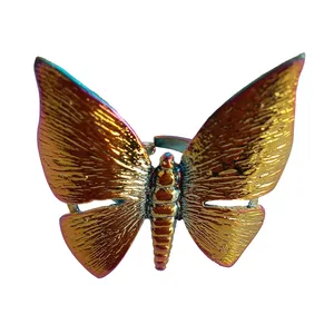 انگشتر زنانه مدل هولوگرامی طرح پروانه کد BR-7-2