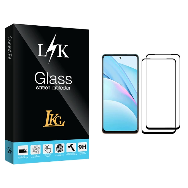 محافظ صفحه نمایش ال کا جی مدل LK Glass مناسب برای گوشی موبایل شیائومی Mi 10T Lite 5G بسته دو عددی