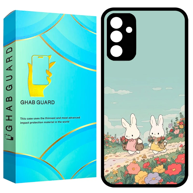 کاور قاب گارد طرح خرگوش مدل GCHPA34 مناسب برای گوشی سامسونگ Galaxy A34 5G
