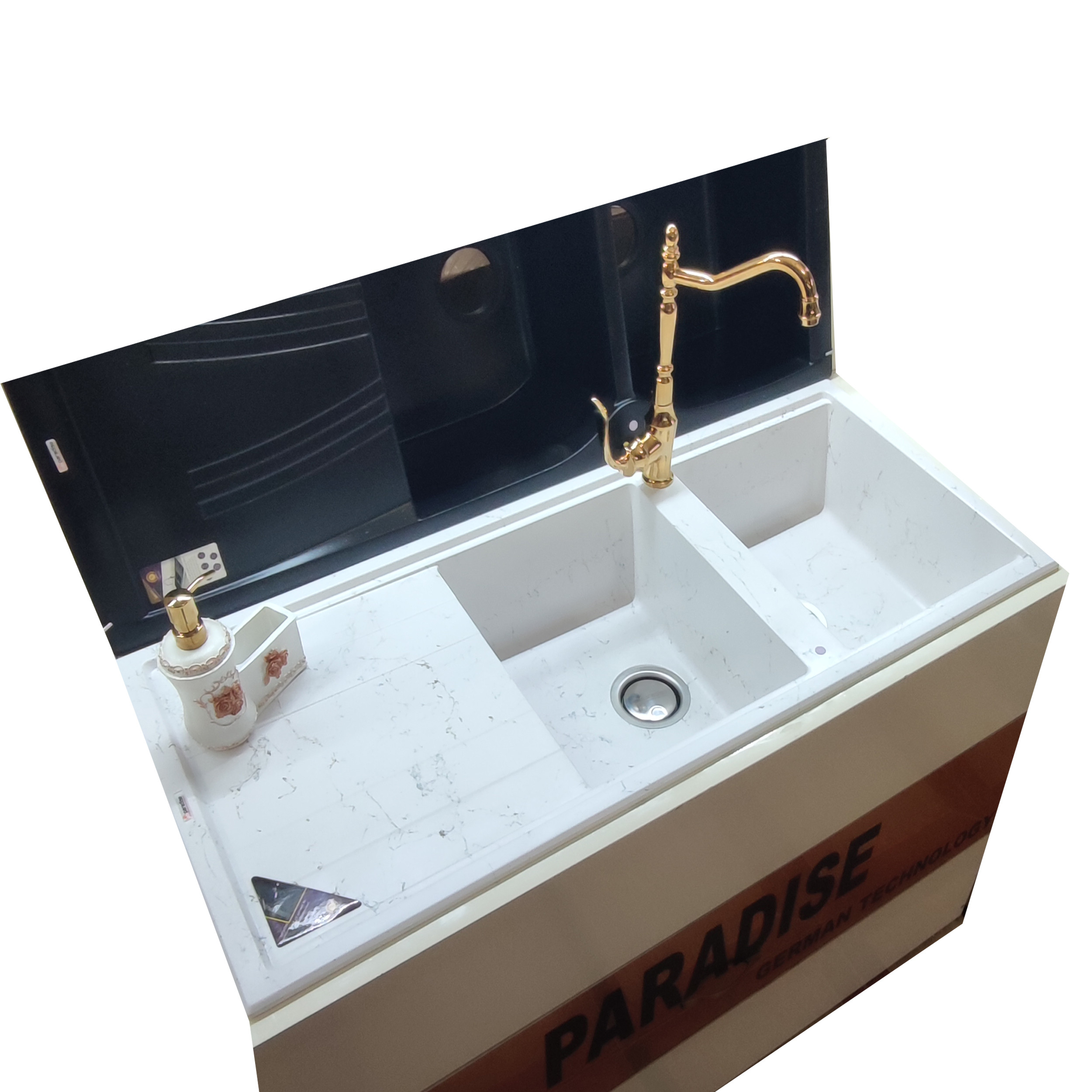 سینک ظرفشویی پارادایز مدل TURKEY-214-GS توکار