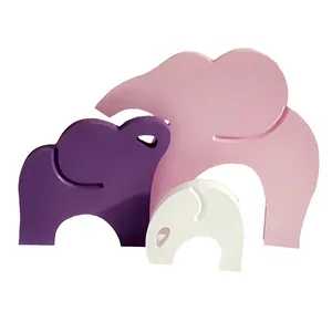 استند رومیزی کودک طرح فیل مجموعه 3 عددی