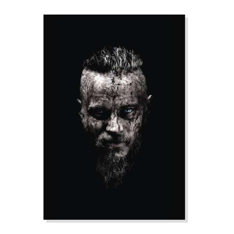تابلو شاسی طرح سریال Vikings رگنار مدل M0007 تابلو شاسی طرح سریال Vikings رگنار مدل M0007