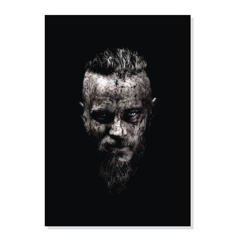 تابلو شاسی طرح سریال Vikings رگنار مدل M0007 تابلو شاسی طرح سریال Vikings رگنار مدل M0007