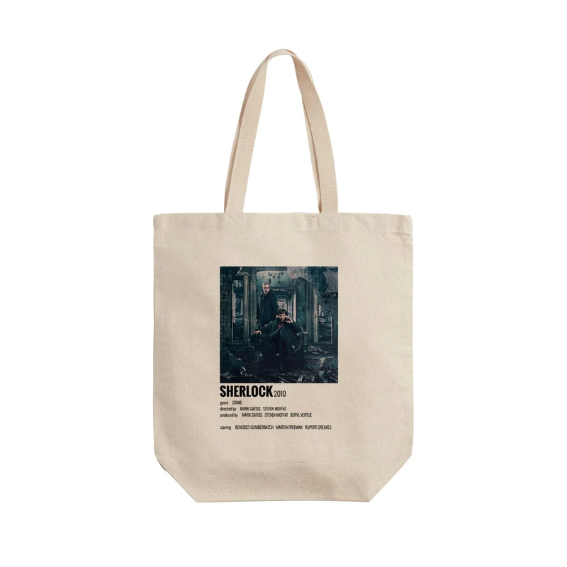 ساک خرید ترمه طراحان ایده مدل Sherlock Holmes کد strm0849 - L