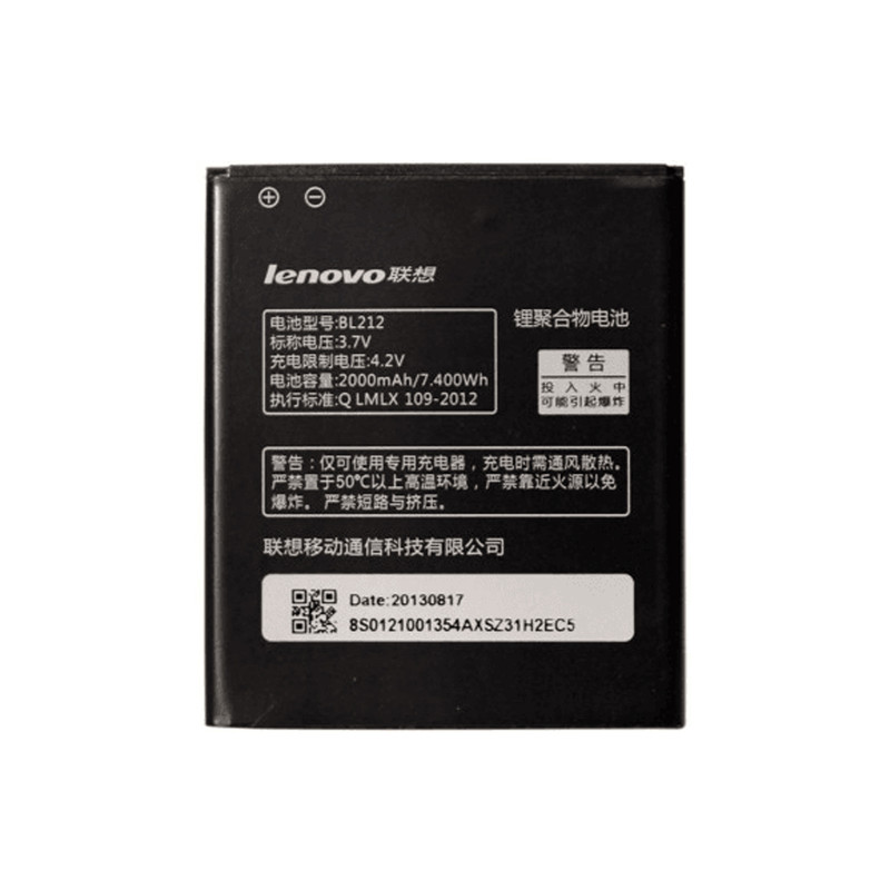 باتری گوشی مدل BL212 ظرفیت 2000mAh مناسب برای گوشی Lenovo A620T