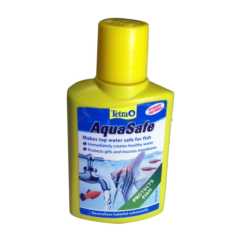 محلول Aqua Safeتصفیه آب آکواریوم مدل تترا  ساخت آلمان حجم 50 میلی لیتر