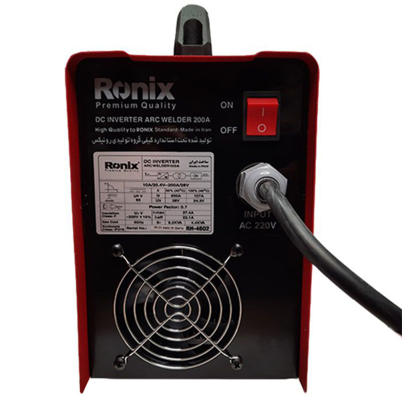 اینورتر جوشکاری 200 آمپر رونیکس مدل RON-4602