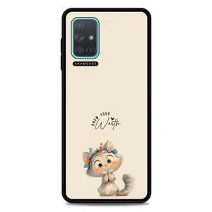 AKAM AMC-WSGA71-ANIMALS QOUTES-7 Cover For Samsung Galaxy A71