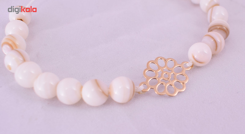 دستبند طلا 18 عیار زنانه طرح اسلیمی مدل 246-ps