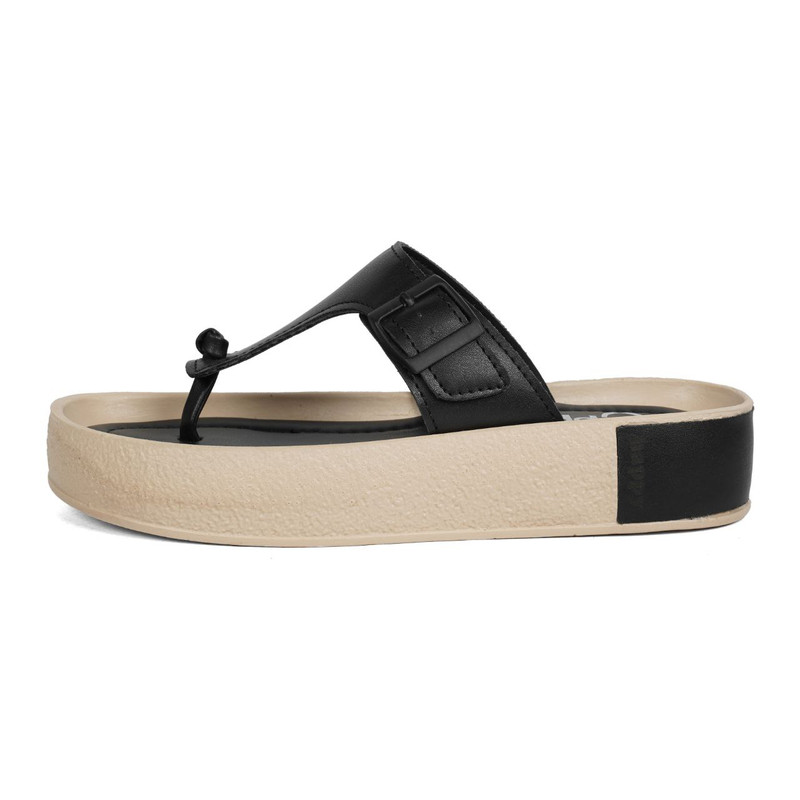 دمپایی لاانگشتی زنانه مدل الیزابت رنگ مشکی