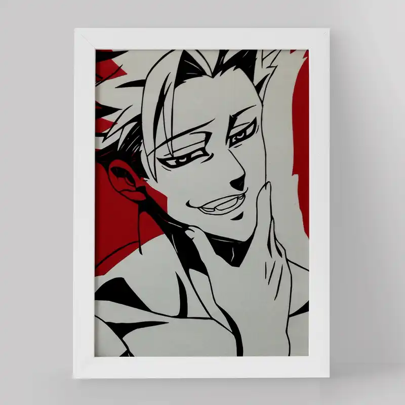 تابلو خندالو مدل بن انیمه هفت گناه کبیره کد 17583