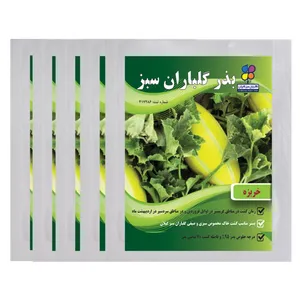 بذر خربزه گلباران سبز بسته 5 عددی