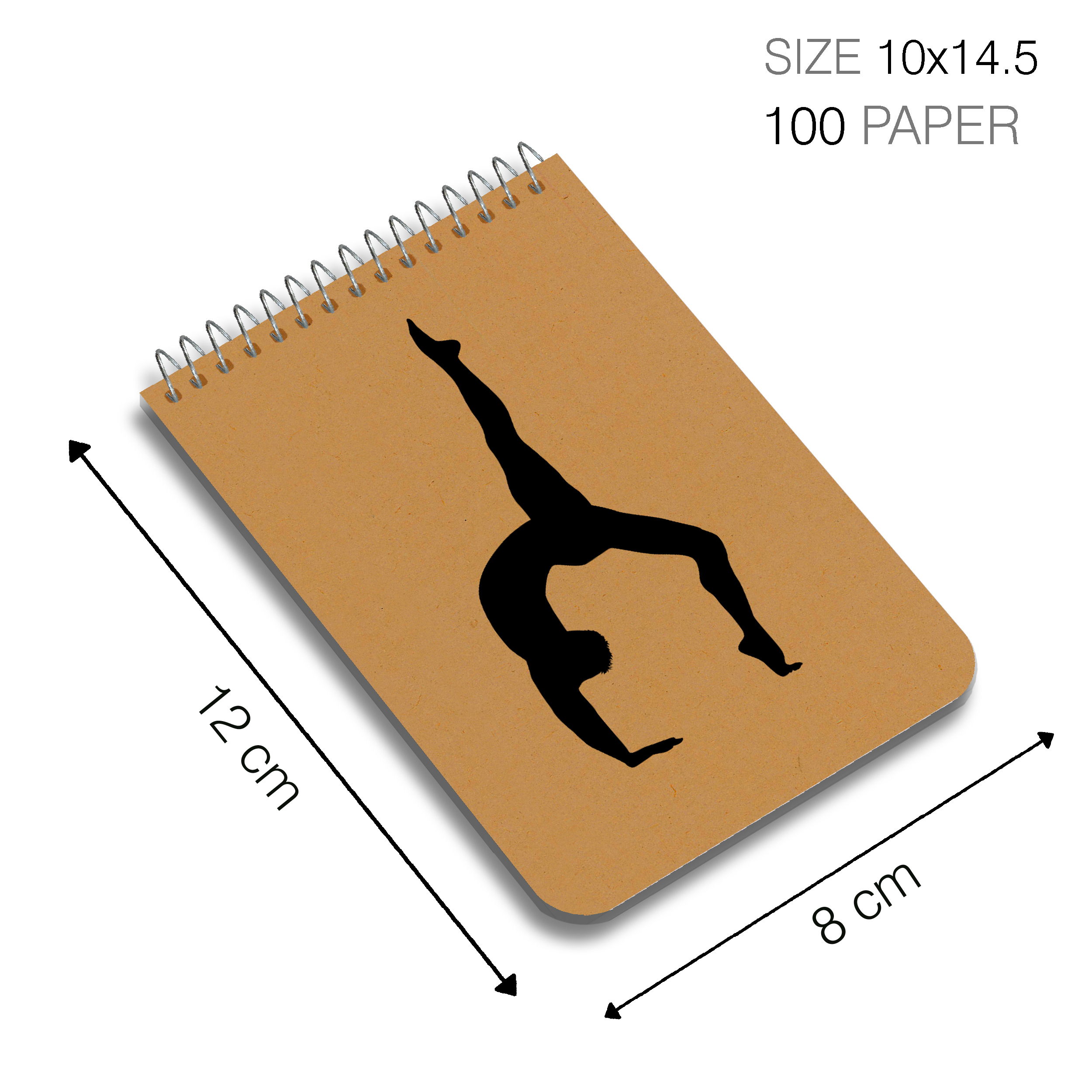 دفترچه یادداشت 100 برگ مستر راد طرح ژیمناستیک کد sport 1510