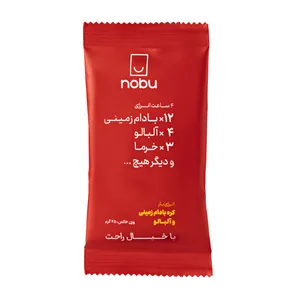 انرژی بار بادام زمینی و آلبالو نوبو - 45 گرم
