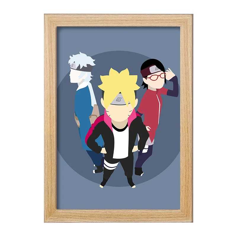 تابلو خندالو مدل میتسوکی بوروتو و سارادا انیمه بوروتو Boruto  کد 15746