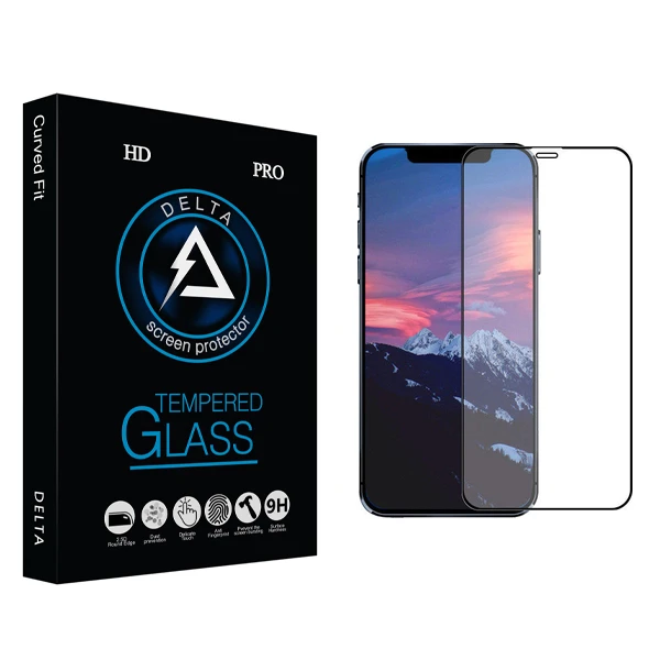 محافظ صفحه نمایش سرامیکی دلتا مدل HD مناسب برای گوشی موبایل اپل iPhone 12 Pro Max
