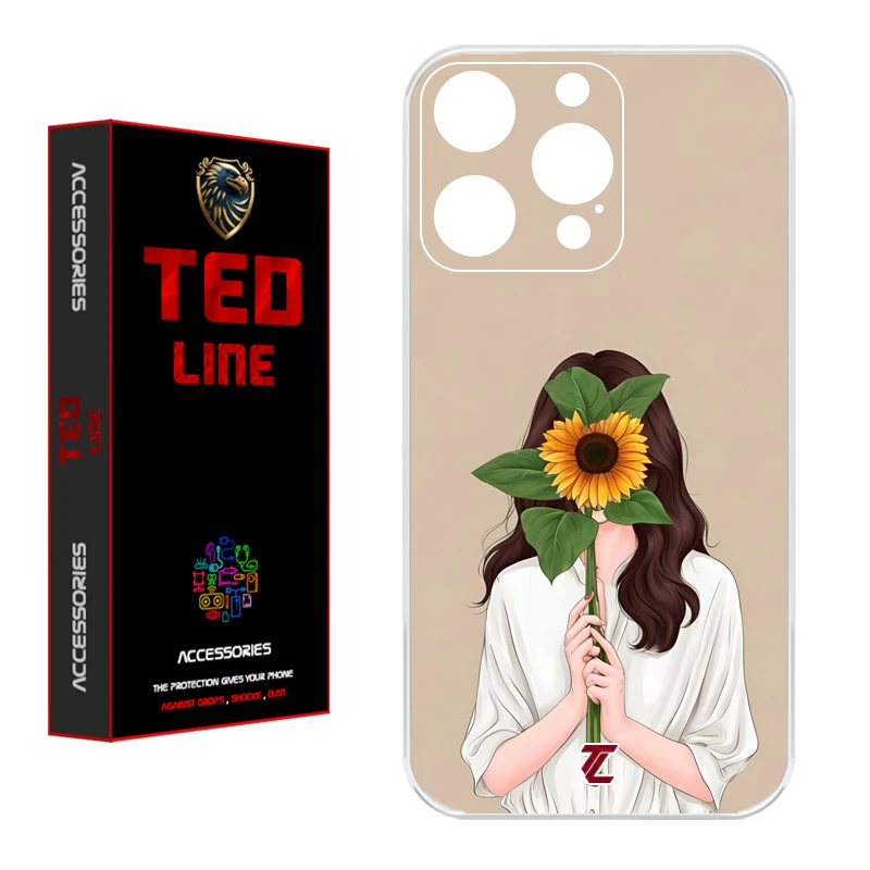 کاور تدلاین طرح دختر آفتابگردان کد 1153 مناسب برای گوشی موبایل اپل Iphone 16 Pro