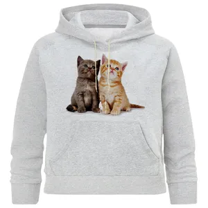 هودی دخترانه مدل M 138 گربه