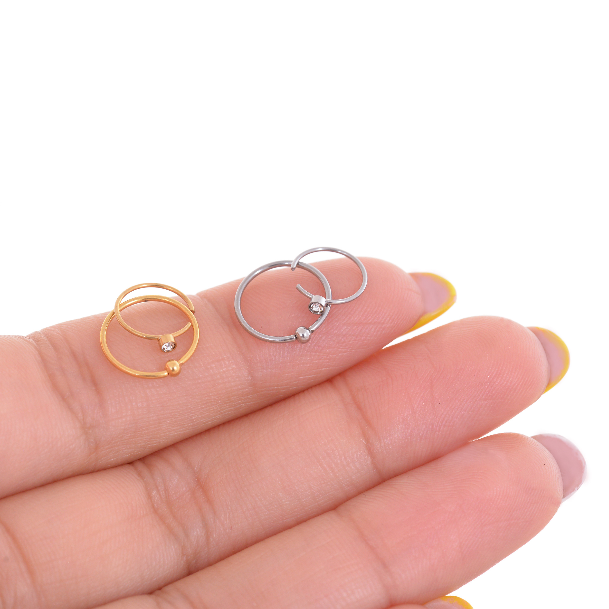 پیرسینگ بینی زنانه کد PS647 مجموعه 2 عددی