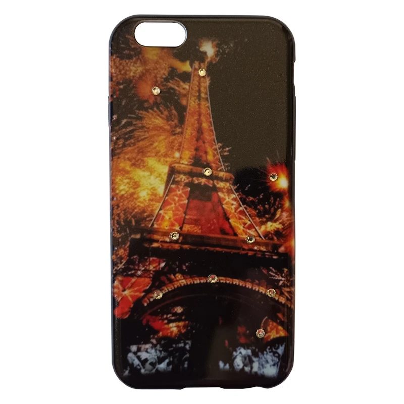 کاور مدل ژله ای طرح برج Eiffel مناسب برای گوشی موبایل اپل iPhone 6/6S