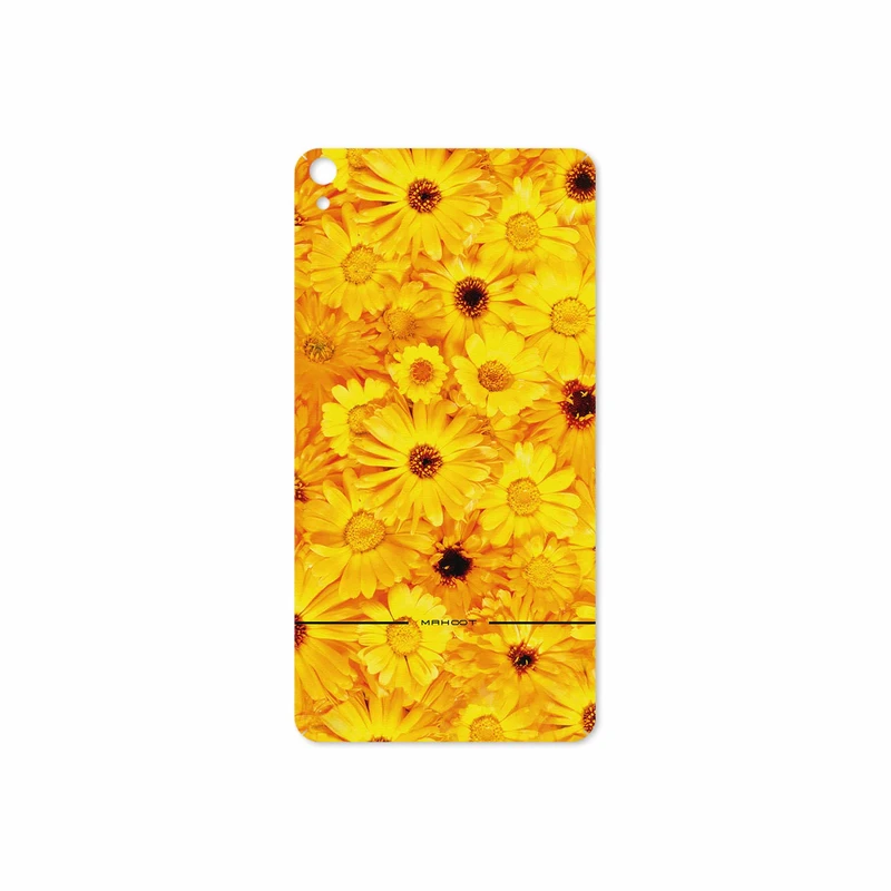 برچسب پوششی ماهوت مدل Yellow-Flower مناسب برای تبلت لنوو Phab B1 2015