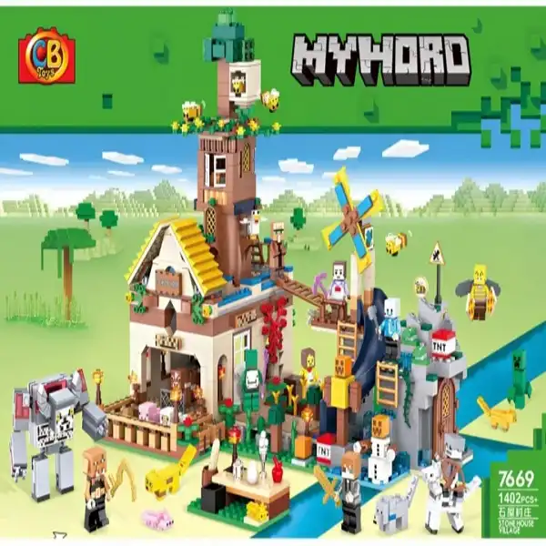 ساختنی مدل ماینکرافت کد 7669