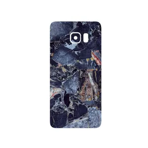 MAHOOT Broken black marble Cover Sticker for Samsung Galaxy S6 Edge Plus